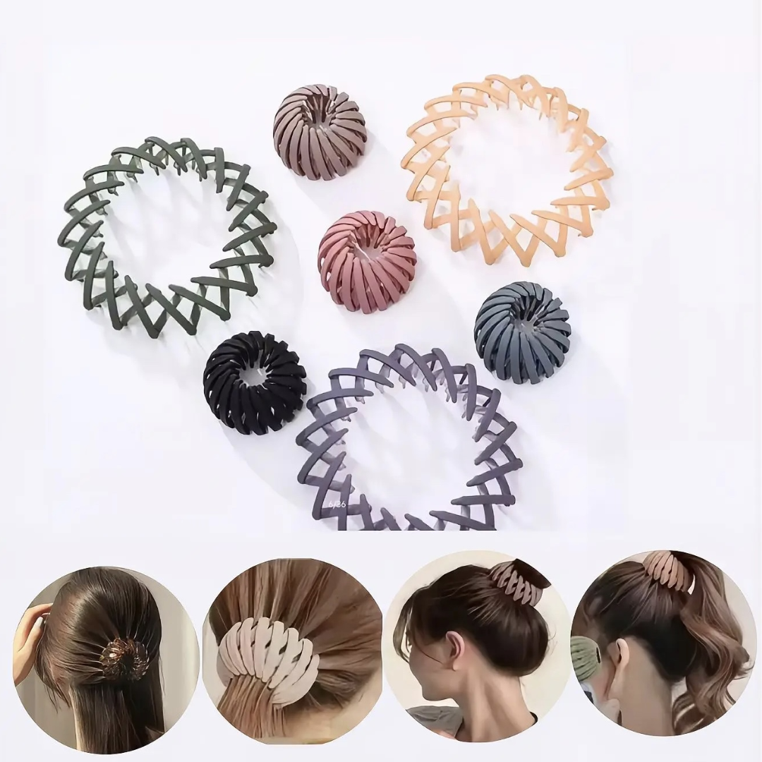 Hair rings clips for different styles
