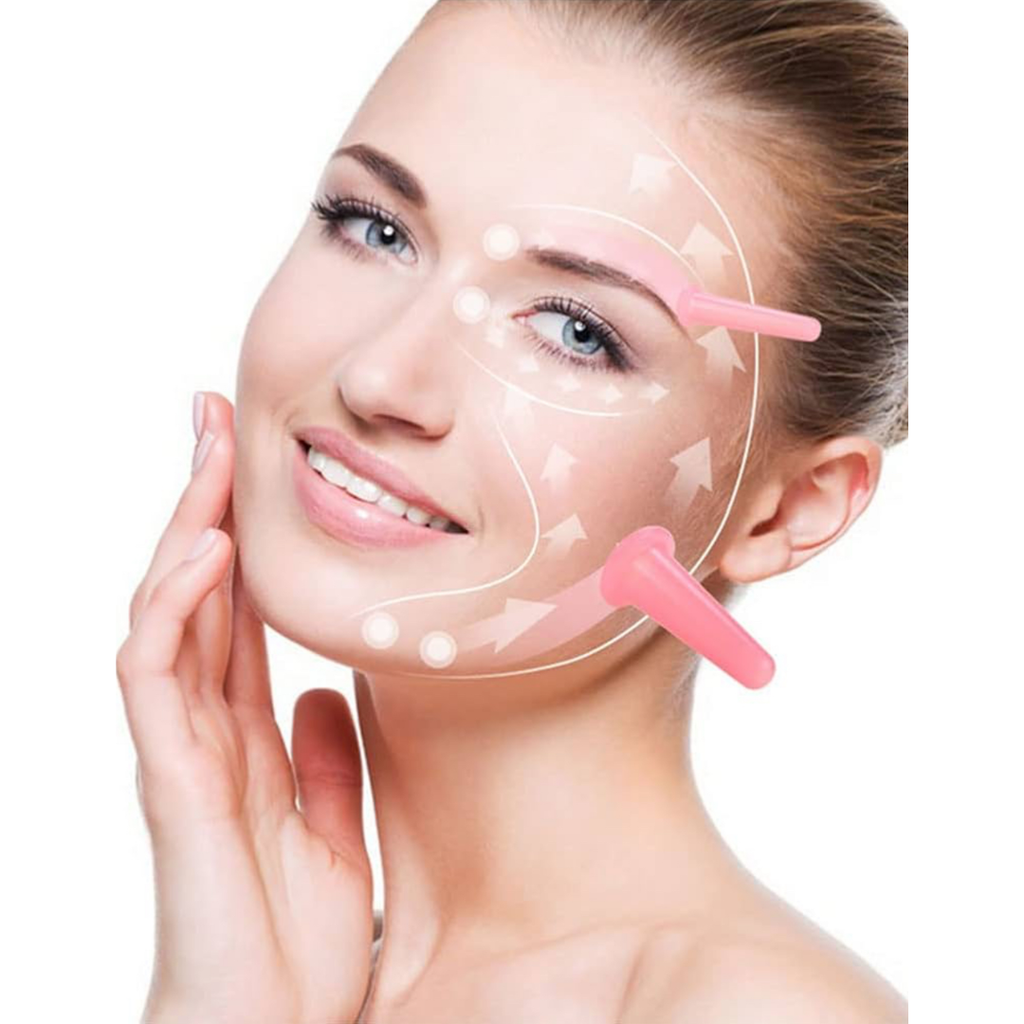Silicone Massage Cupping Facial Set ( 2pcs)