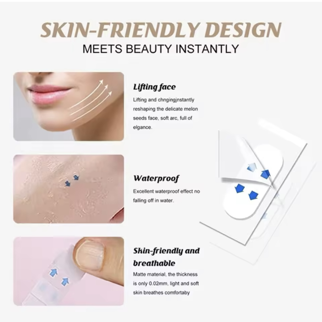 Face Lifting Sticker Transparent 40 pcs
