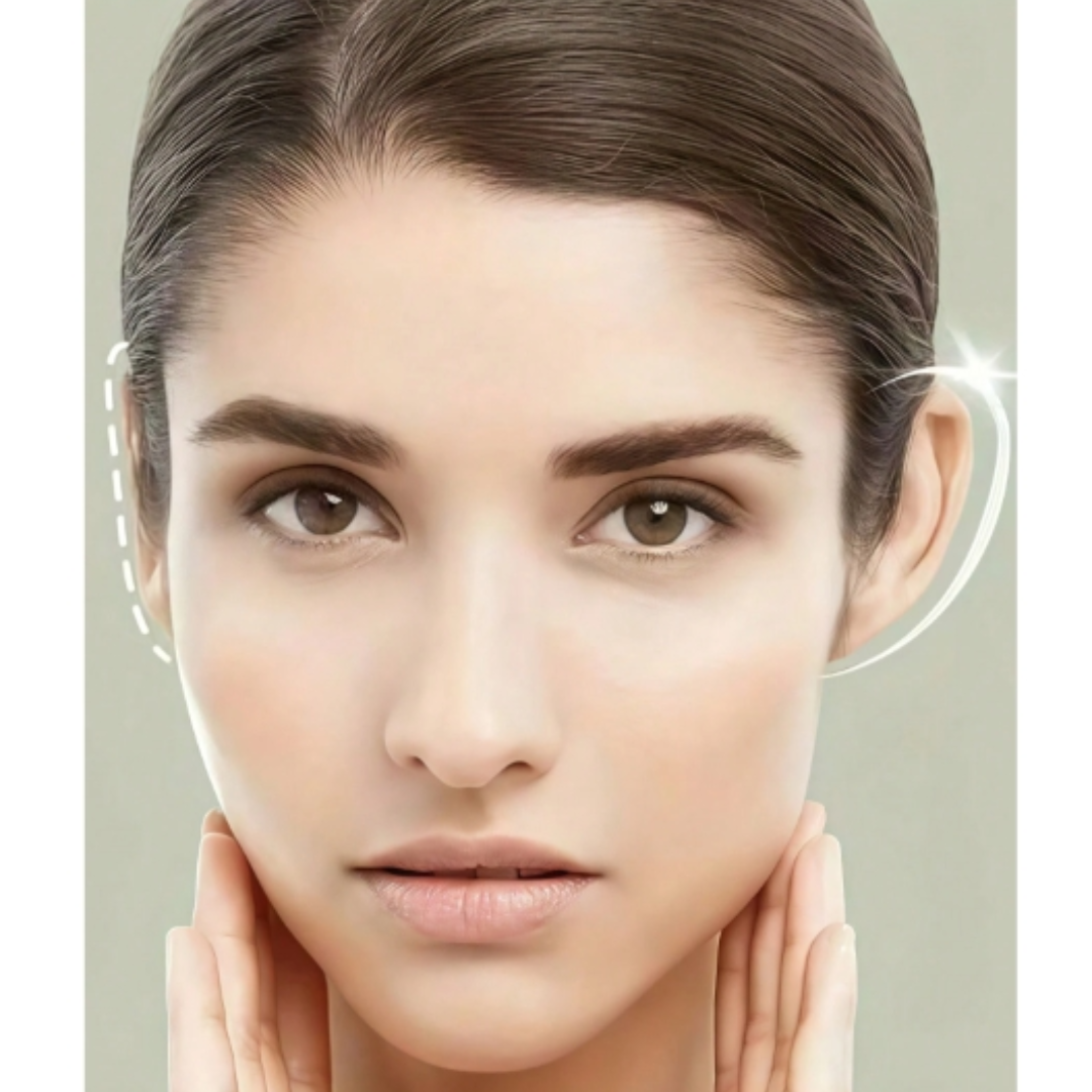 Silicone Ear Lift Tapes, Ear Supports, Transparent Tapes (30 pcs)