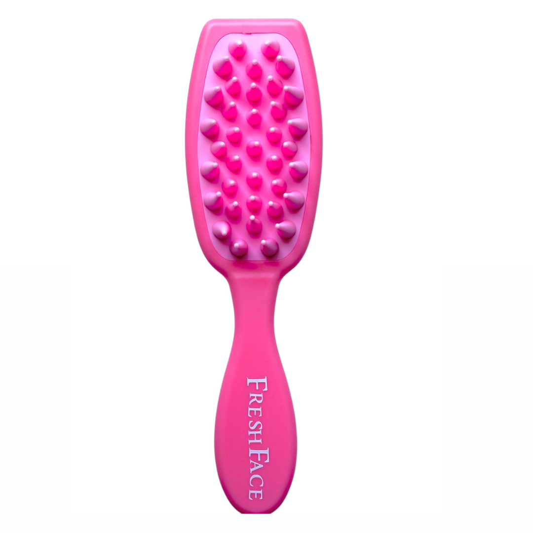Brush for hair massage with hand