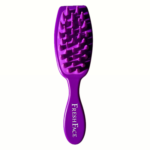 Brush for hair massage with hand